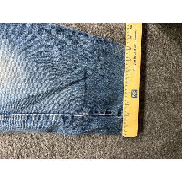 Rustler Jeans Mens 32x30 Blue Regular Fits 32x26 Straight Denim Workwear 87619PW - Picture 10 of 16